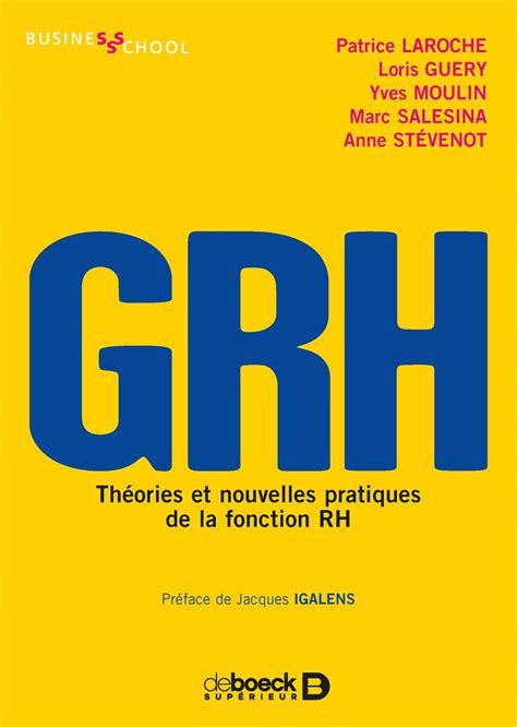 GRH - Théories et nouvelles pratiques de la fonction RH